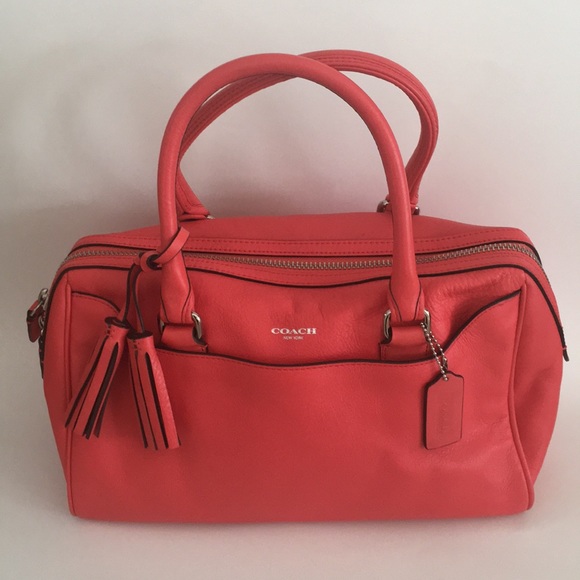 Coach Handbags - Coach Leather Legacy Haley Satchel
